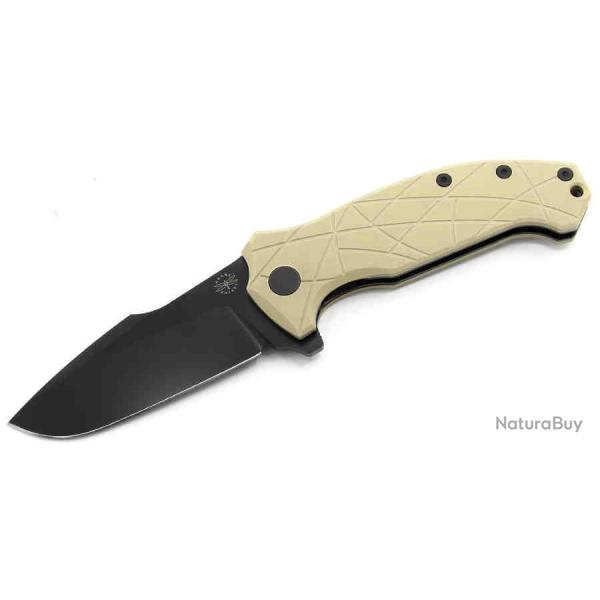 Couteau Amare Coloso Coyote Lame Acier D2 Manche G-10 IKBS Linerlock Clip AMR201902