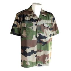 Chemisette camoufl&eacute;e r&egrave;glementaire Arm&eacute;e Fran&ccedil;aise (centre europe) lot de 3 occasion