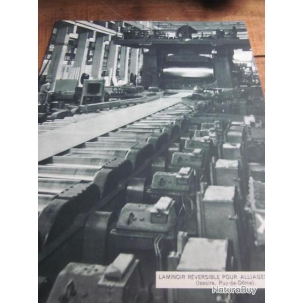 carte fiche photo  / LAMINOIR REVERSIBLE POUR ALLIAGES LEGERS  ISSOIRE  PUY DE DOME