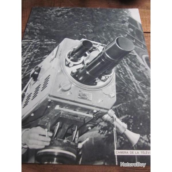 carte fiche photo  / CAMERA  DE LA TELEVISION
