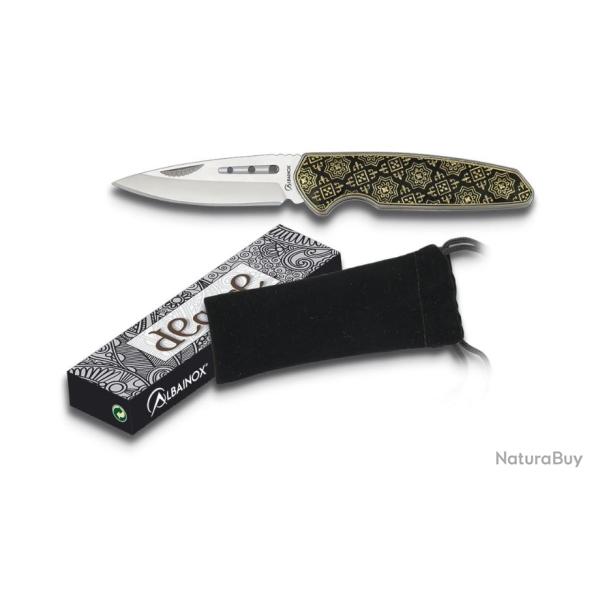 18069 - Couteau pliant Albainox. Acier argent�.