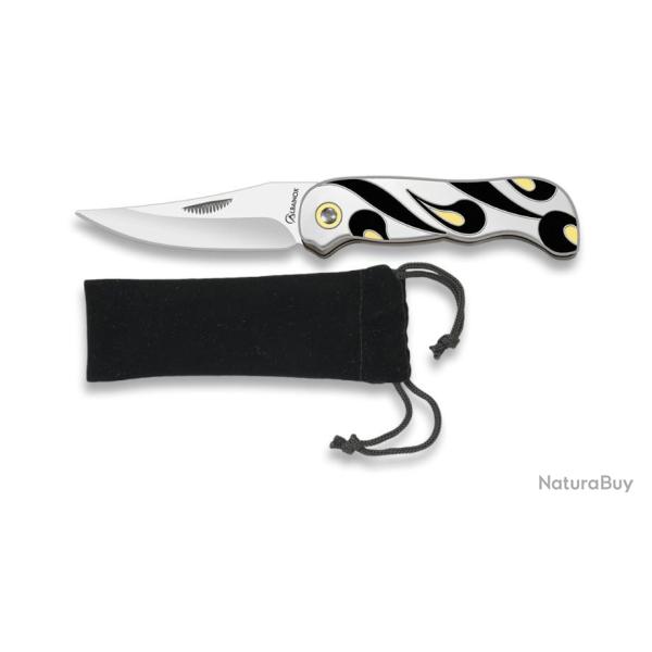 18168 - Couteau pliant orn� Albainox. Lame 6.5 c ouverture non assist�e.
