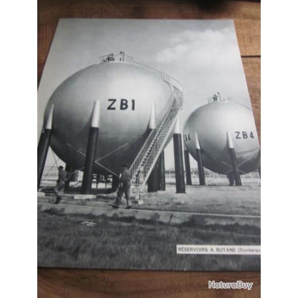 carte fiche photo  /  RESERVOIRS  A BUTANE   DUNKERQUE