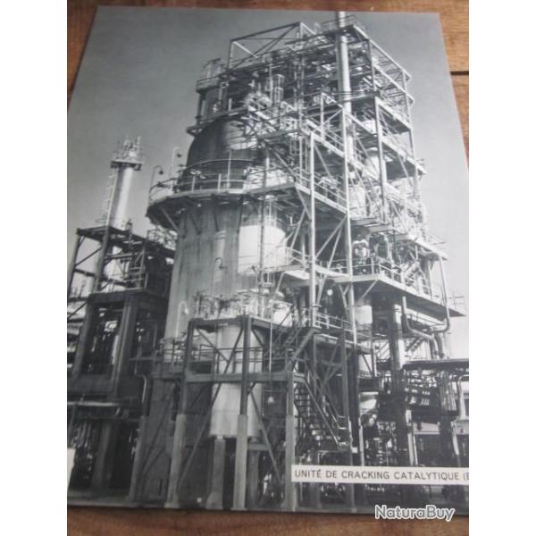 carte fiche photo  /  UNITE  CRACKING  CATALYTIQUE   BERRE