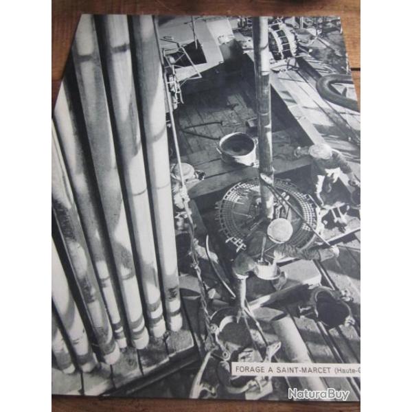 carte fiche photo  /  FORAGE A SAINT MARCET   HTE GARONNE