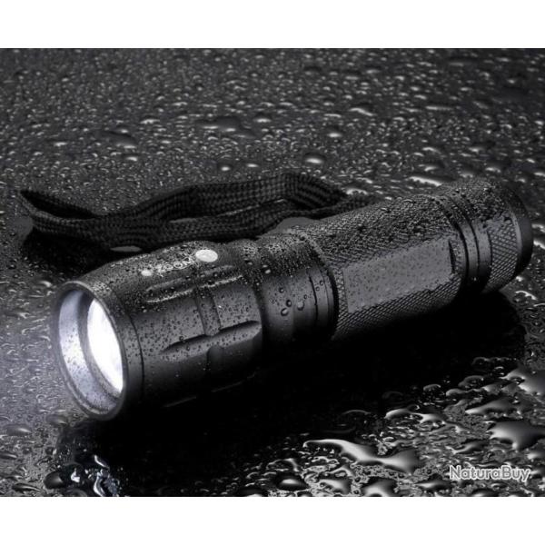 TOP ENCHERE - Lampe torche LED 140lm - Etanche + 3 piles offertes - Livraison gratuite et rapide
