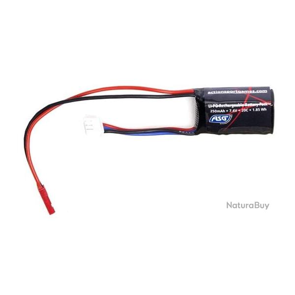 HPA batterie Lipo 2S 7.4V 250mAh 20C