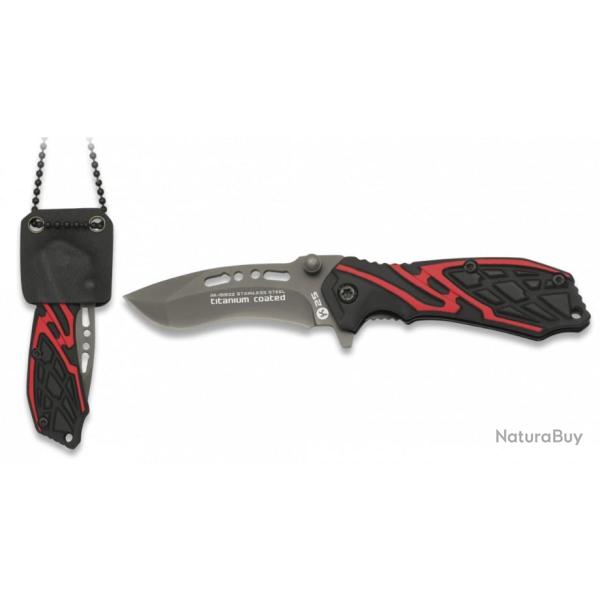 19932 - Couteau pliant K25. Kydex. Rev�tu titane