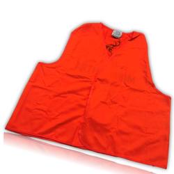 GILET DE TRAQUE PERCUSSION ORANGE FLUO 1220N M/L