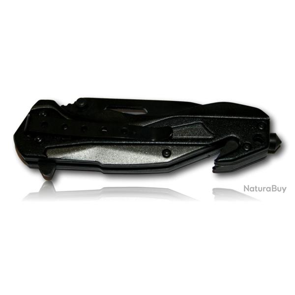 COUTEAU NOIR GRIS 18332-A