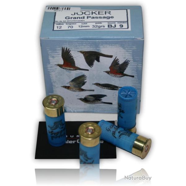 CARTOUCHE JOCKER GRAND PASSAGE CAL12 70 32G BOURRE JUPE BTE 25