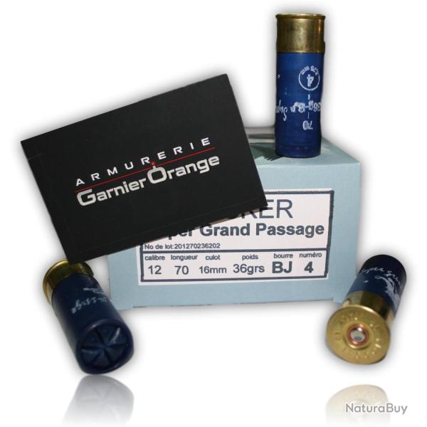 CARTOUCHE JOCKER SUPER GRAND PASSAGE CAL12/70 36G BOURRE JUPE BTE 25 6
