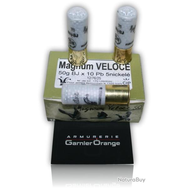 CARTOUCHE JOCKER MAGNUM VELOCE CAL 12 76 BOURE JUPE 50GR