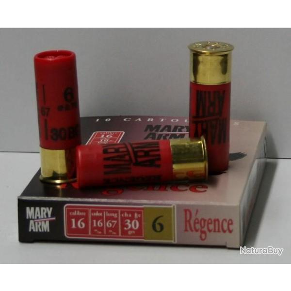 CARTCOUHE MARY ARM REGENCE 30GR BOURRE GRASSE CAL. 16 67 X10