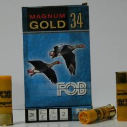 CARTOUCHE FOB GOLD 34 34GR CAL. 20/76 X10 2