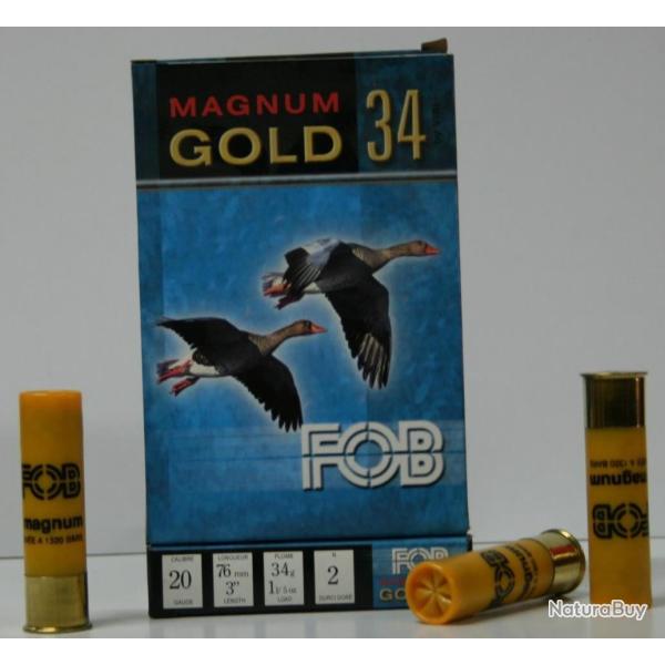 CARTOUCHE FOB GOLD 34 34GR CAL. 20/76 X10 2