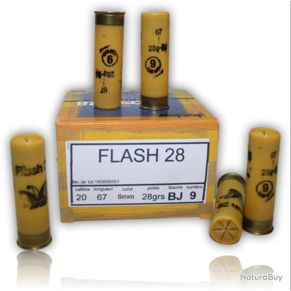 CARTOUCHE JOCKER FLASH 28 BOURRE JUPE CAL. 20 67 X25