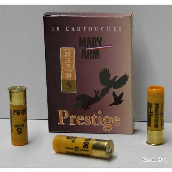 CARTOUCHE MARY ARM PRESTIGE 30GR BOURRE JUPE CAL. 20 70 X10