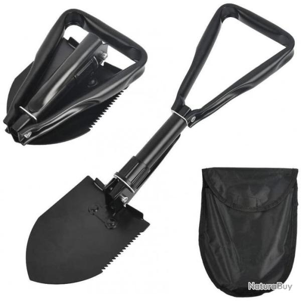 Pelle multifonctions pliante - Equipement de survie - Livraison gratuite et rapide