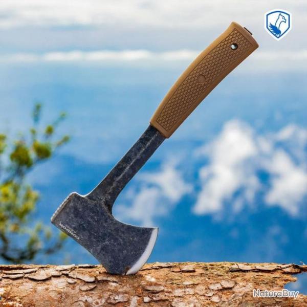 Hache Hachette Condor Campsite Axe Acier Carbone 1075 Desert Etui Kydex Salvador CTK3934424HC