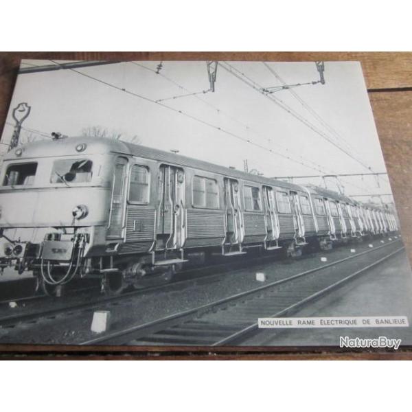 carte fiche photo  /  NOUVELLE RAME ELECTRIQUE DE BANLIEUE