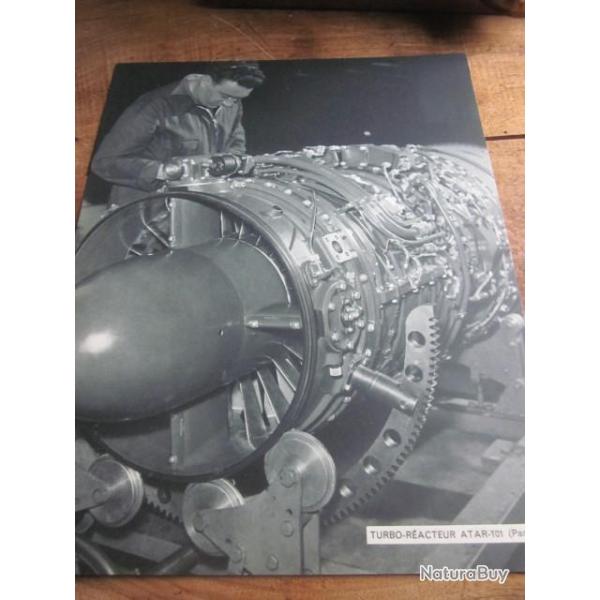 carte fiche photo  /  TURBO REACTEUR  ATAR 101  PARIS
