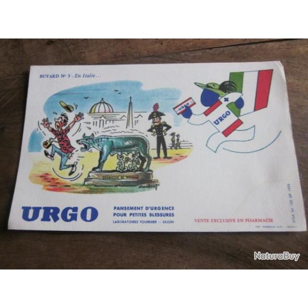 BUVARD PUBLICITAIRE  URGO