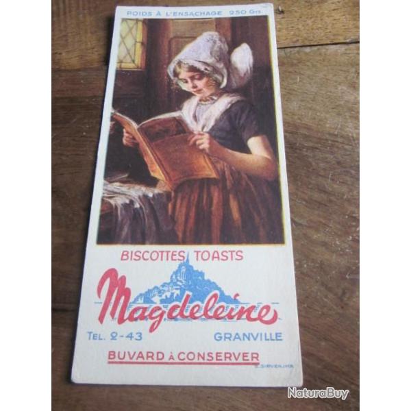 BUVARD PUBLICITAIRE  BISCOTTES TOASTS   I