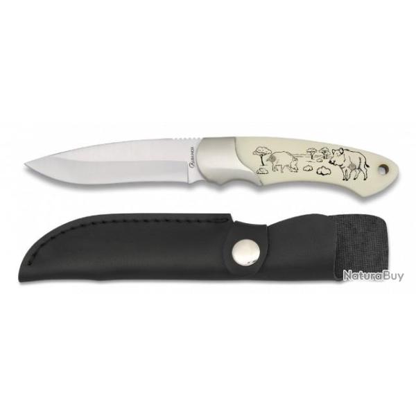 32199GR573 - Couteau chasse Albainox. Lame 9.5 cm ouverture non assist�e.