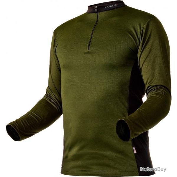 PFANNER T shirt Zip vert long