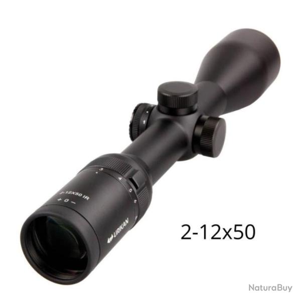 LUNETTE DE TIR URIKAN PREDATOR 2-12x50 RETICULE 4 NEUVE (016601)