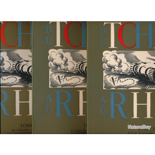 livre : Du Tchad au Rhin Tome 1, 2 et 3 et6