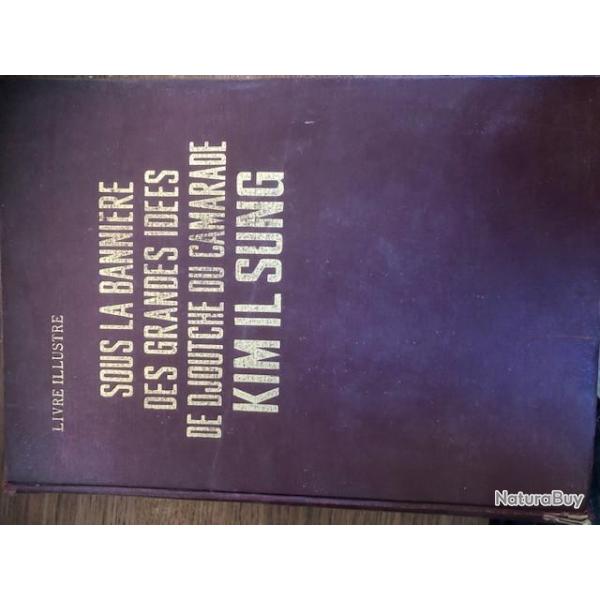 Livre Sous la bannire des grandes ides de Djoutche du camarade Kim Il Sung, Livre Illustre et9