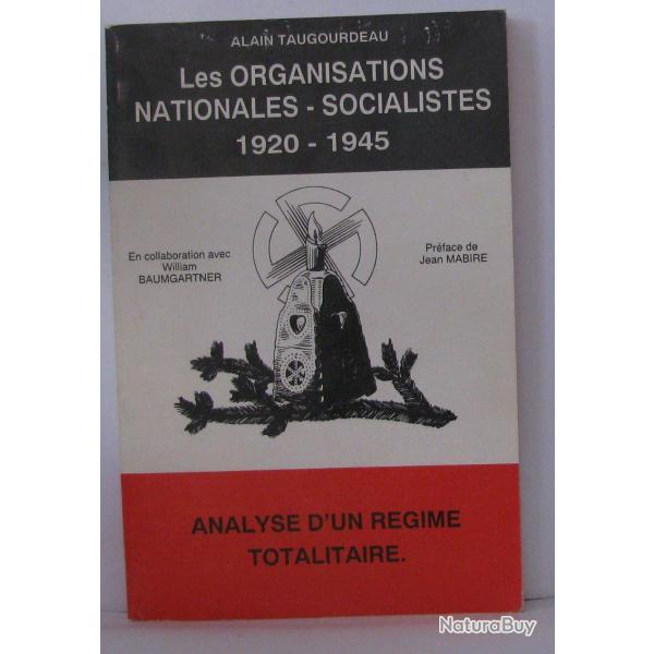 Livre Les organisations nationales-socialistes 1920-1945 de A. Taugourdeau et14