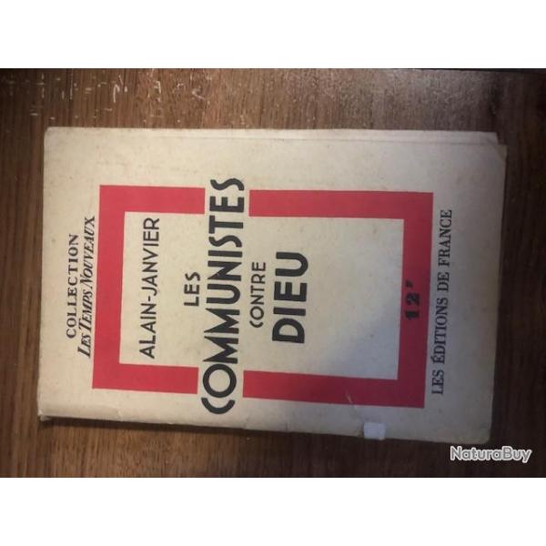 Livre Les Communistes contre Dieu Alain-Janvier et9