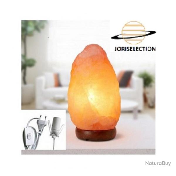 Lampe de sel d'Himalaya 2 A 3 kg reposante anti-stress naturelle purifiante fte