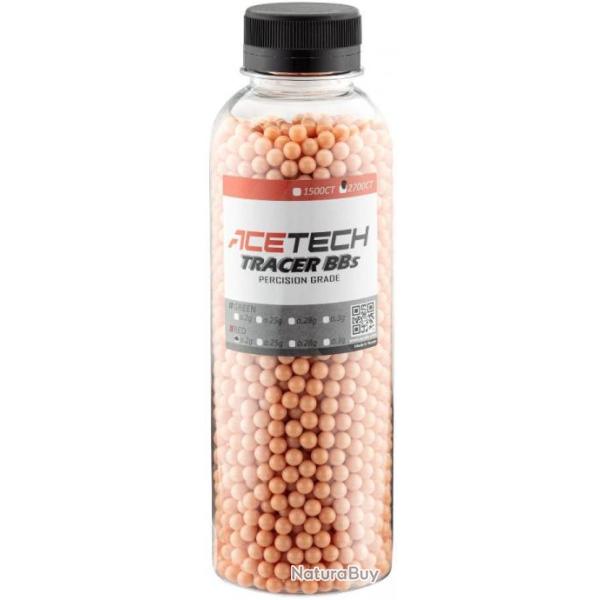 Billes Acetech Tracer 0.20g x 2700 rouges 