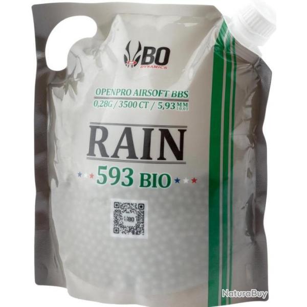 BILLES AIRSOFT 6MM 0.23G RAIN- BO-3500 RDS / 0. 23G - BIO