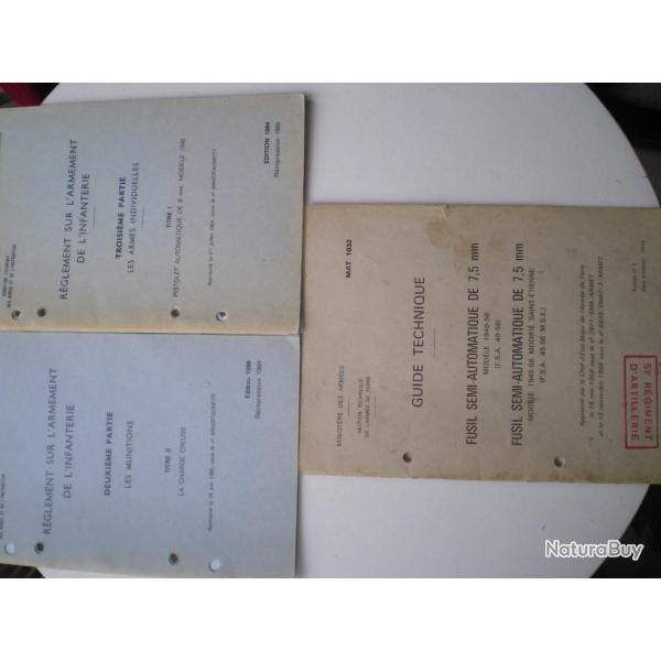 livrets techniques et reglements