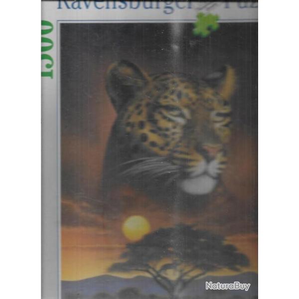 puzzle 1500 pi�ces , l�opard  ravensburger sous blister