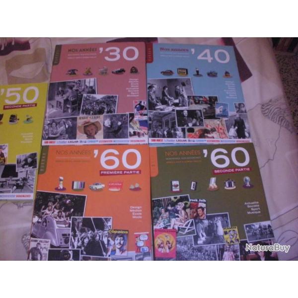 5 albums " Nos ann�es "