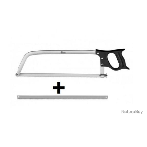 PRADEL EXCELLENCE - SCIE DE BOUCHER LAME 46 CM INOX + LAME DE RECHANGE OFFERTE