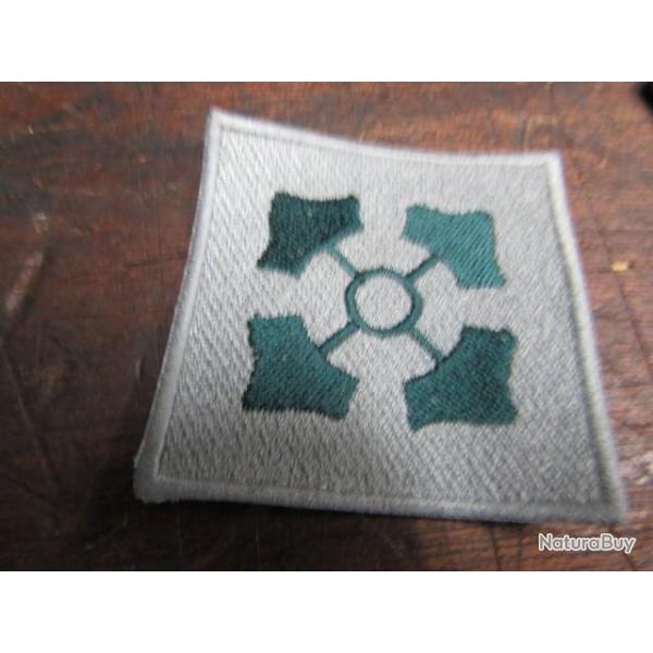 Patch  4 DI post ww2 US army identique deuxi�me guerre am�ricain  GI d�barquement Ardennes