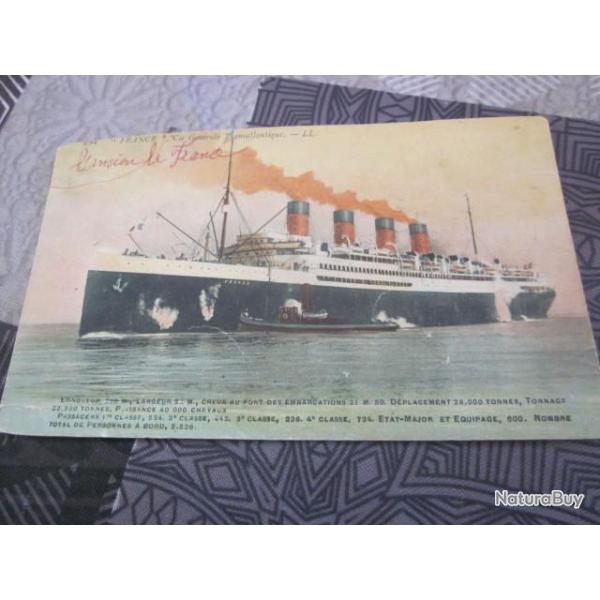 CP MARINE  Cie TRANSATLANTIQUE  FRANCE