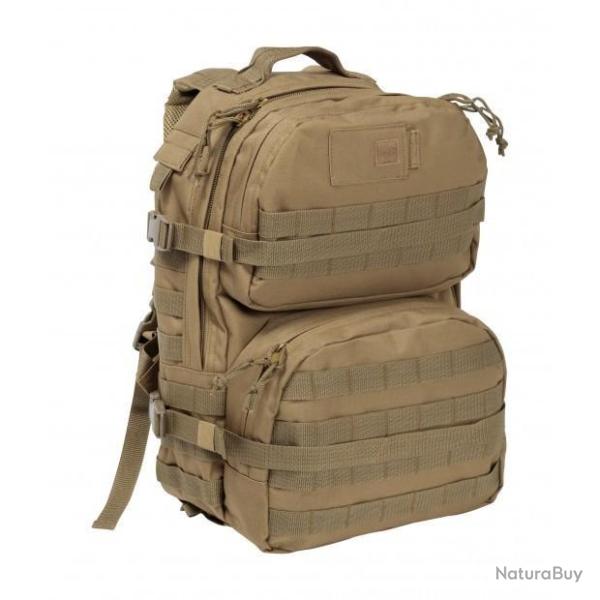 Sac � dos militaire 30L avec passants molle beige coyote sable tan d�sert