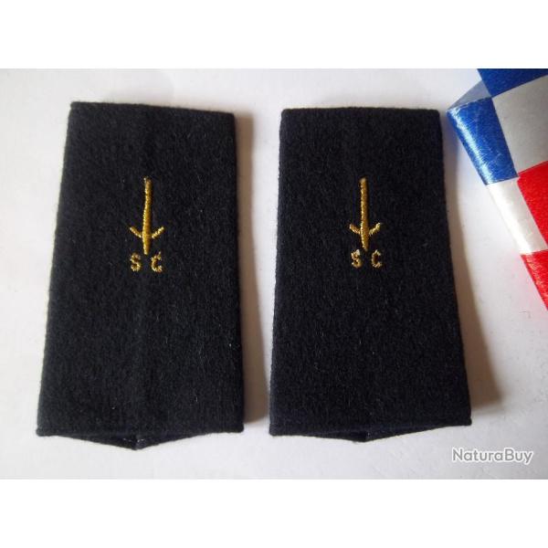 militaire paire de fourreaux d'paule SC "scientifique de contingent"