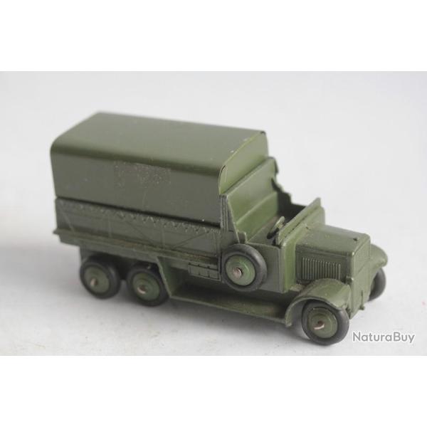 DINKY TOYS Militaire 151B Six Wheeled Covered Transport Wagon pre war