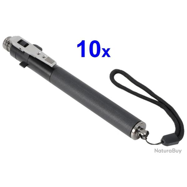 Pack 10 Matraque t�lescopique ouverture automatique 40 cm ( 16" ) NOUVEAUT� SUPER PRIX
