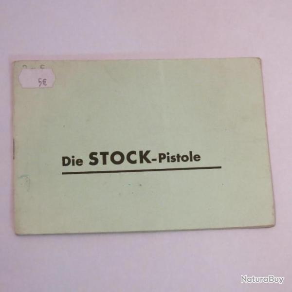 Livre d'instruction pistolet  Stock 6.35 ou 7.65 et16