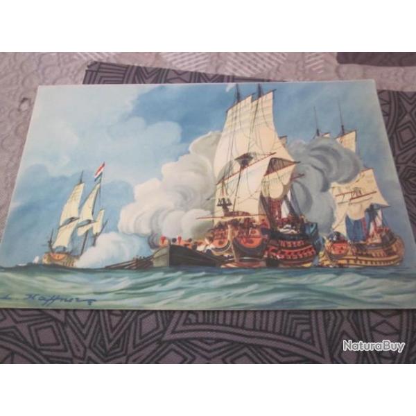 CP  VAISSEAU  BATAILLE DE BEVEZIERS